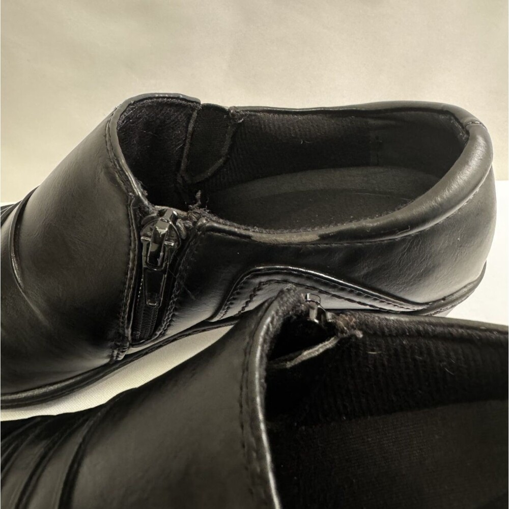 Easy Street Comfort Wave Ankle Booties Women 7.5 Black Casual. - Picture 7 of 10
